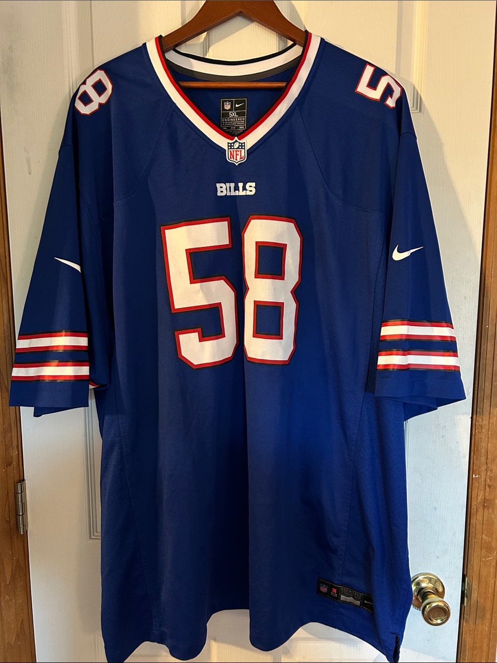 Nike Buffalo Bills #58 Men’s Blue Football Jersey